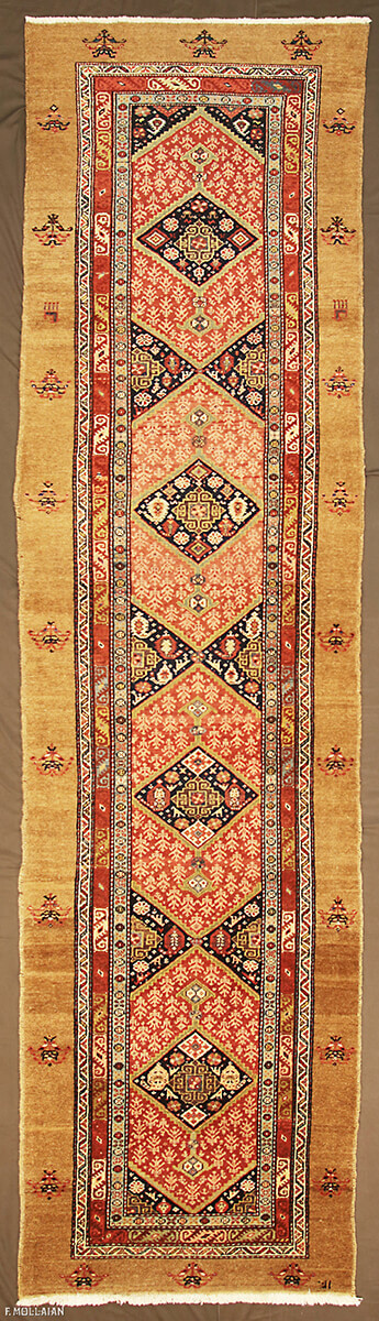 Tapis Couloir Persan Antique Sarab n°:78706404